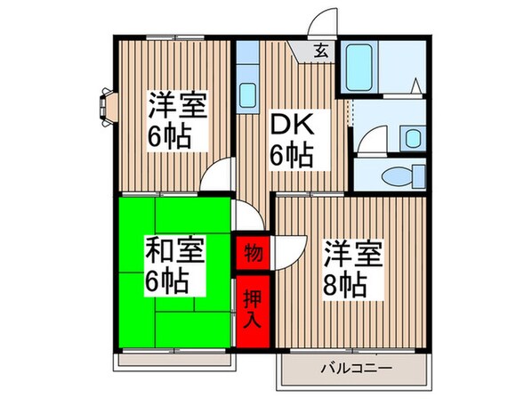 サニ－コ－ポラスの物件間取画像